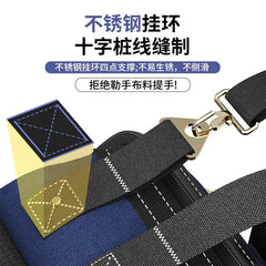 Multifunctional Pocket Messenger Site Bag for Woodworking Electrician