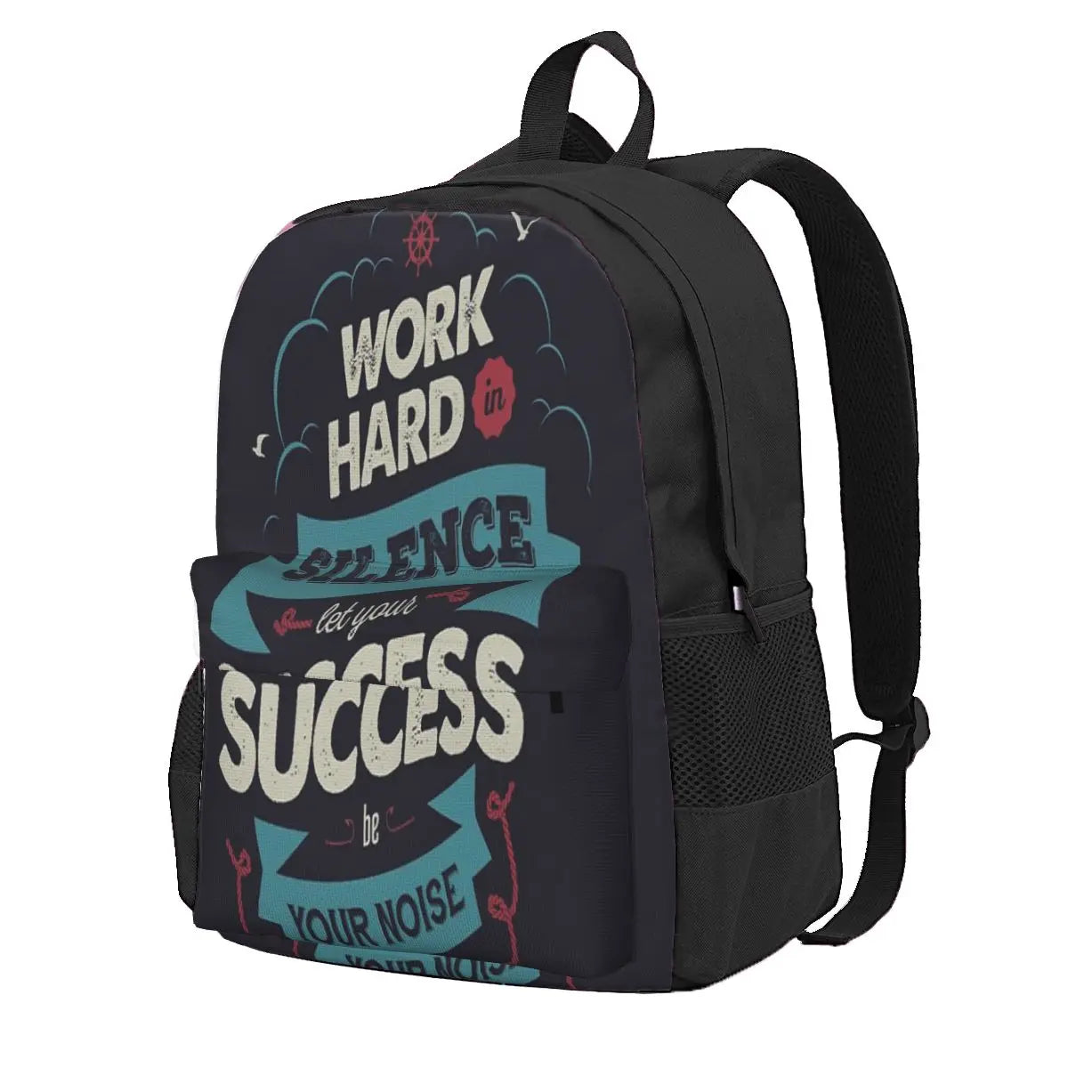 Work Hard Backpacks Men's & Women's Bags Reusable Mens Feminina Backpack