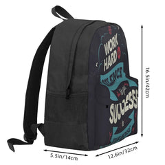Work Hard Backpacks Men's & Women's Bags Reusable Mens Feminina Backpack