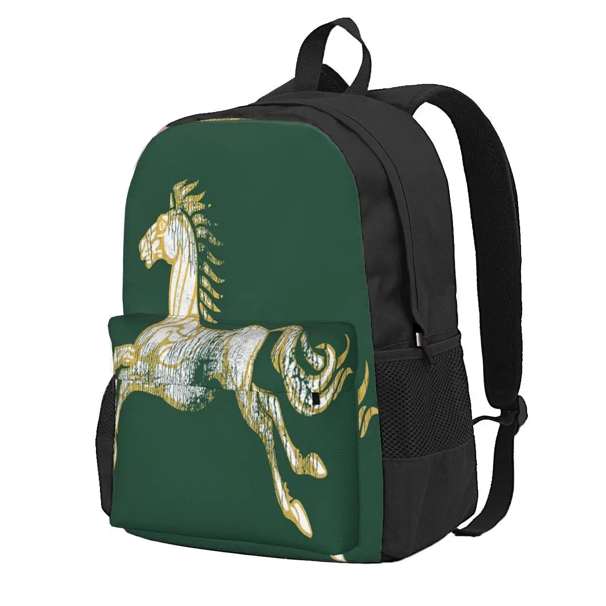Rohan Banner Backpack Men Women School Bag Harajuku Style