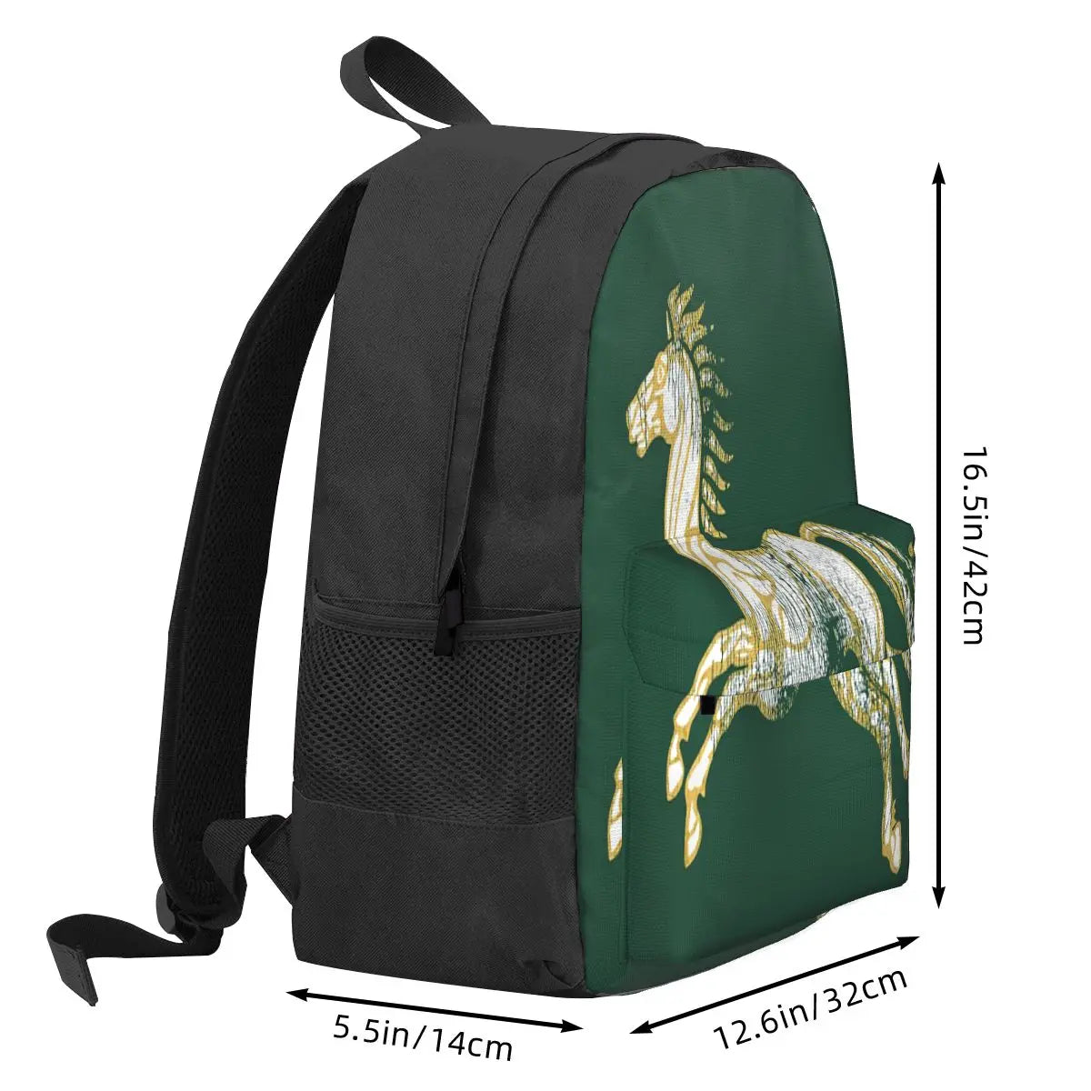 Rohan Banner Backpack Men Women School Bag Harajuku Style