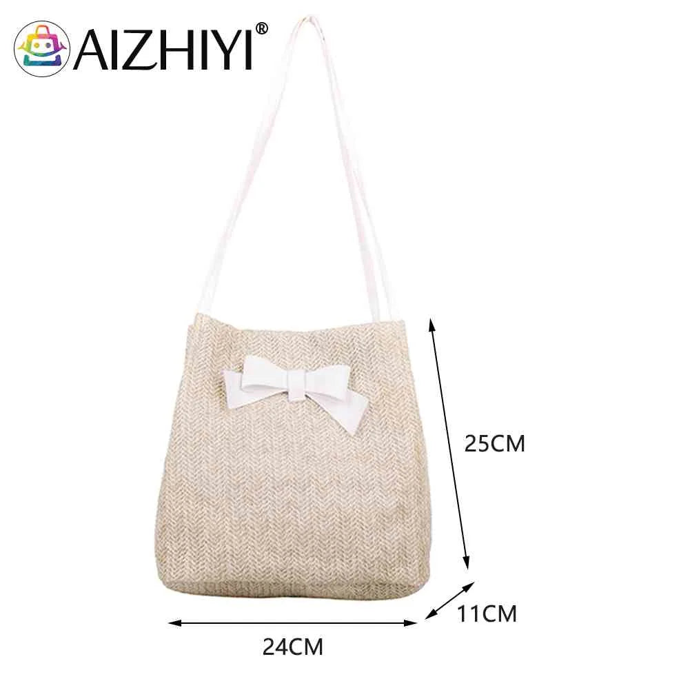 Woven Handbag Tote Women Beach Boho Ladies Shoulder Bags