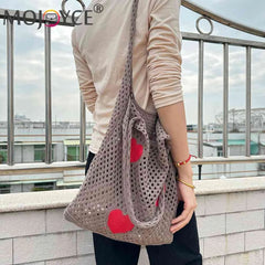 Large Capacity Mesh Net Beach Travel Handbag Eco-Friendly Reusable Foldable