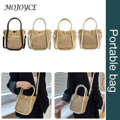 Woven Straw Shoulder Bags Summer Women Tassel Beach Crossbody Clutch