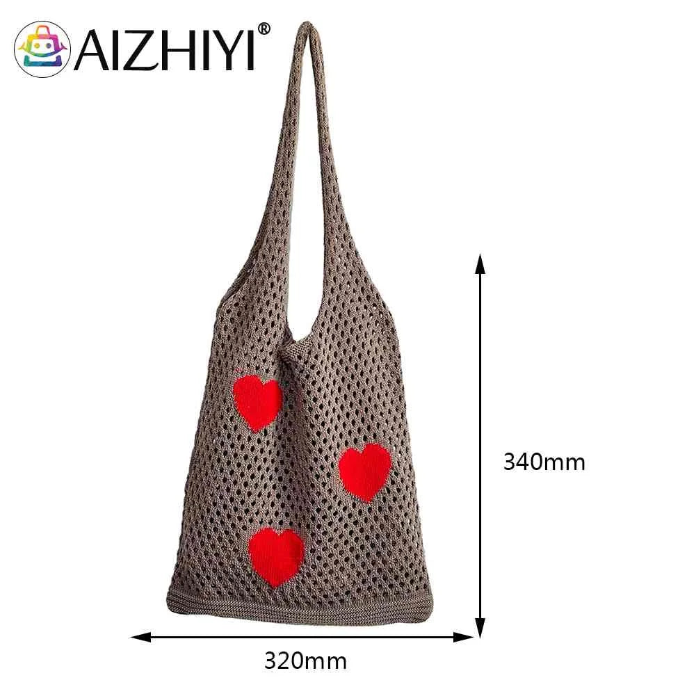Large Capacity Mesh Net Grocery Bag Eco-Friendly Reusable Foldable Handbag