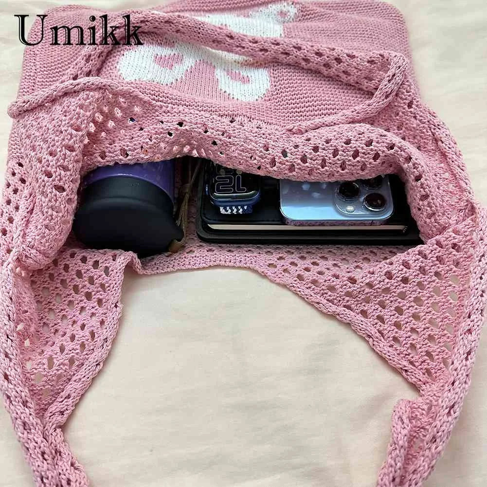 Rabbit Print Beach Bag for Women