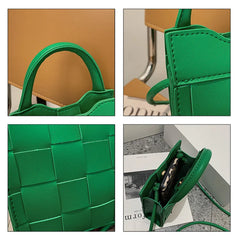 Woven Mobile Phone Bag Hand-held Small Square Bag
