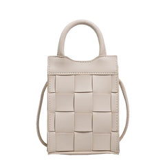 Woven Mobile Phone Bag Hand-held Small Square Bag