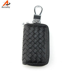 Leather Car Key Wallets Men Key Holder Housekeeper Keys Organizer