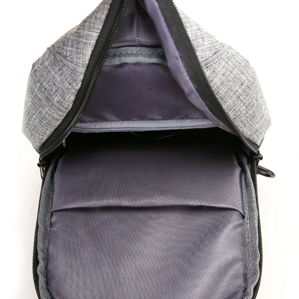 Polyester Mini Chest Bag Casual Satchel