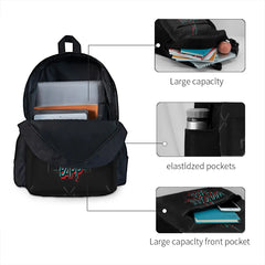 Wynonna Earp Retro Glitch Backpacks Men Women Rucksack Bag Feminina