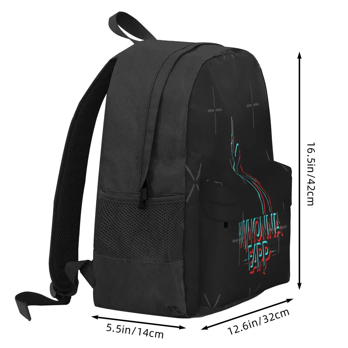 Wynonna Earp Retro Glitch Backpacks Men Women Rucksack Bag Feminina