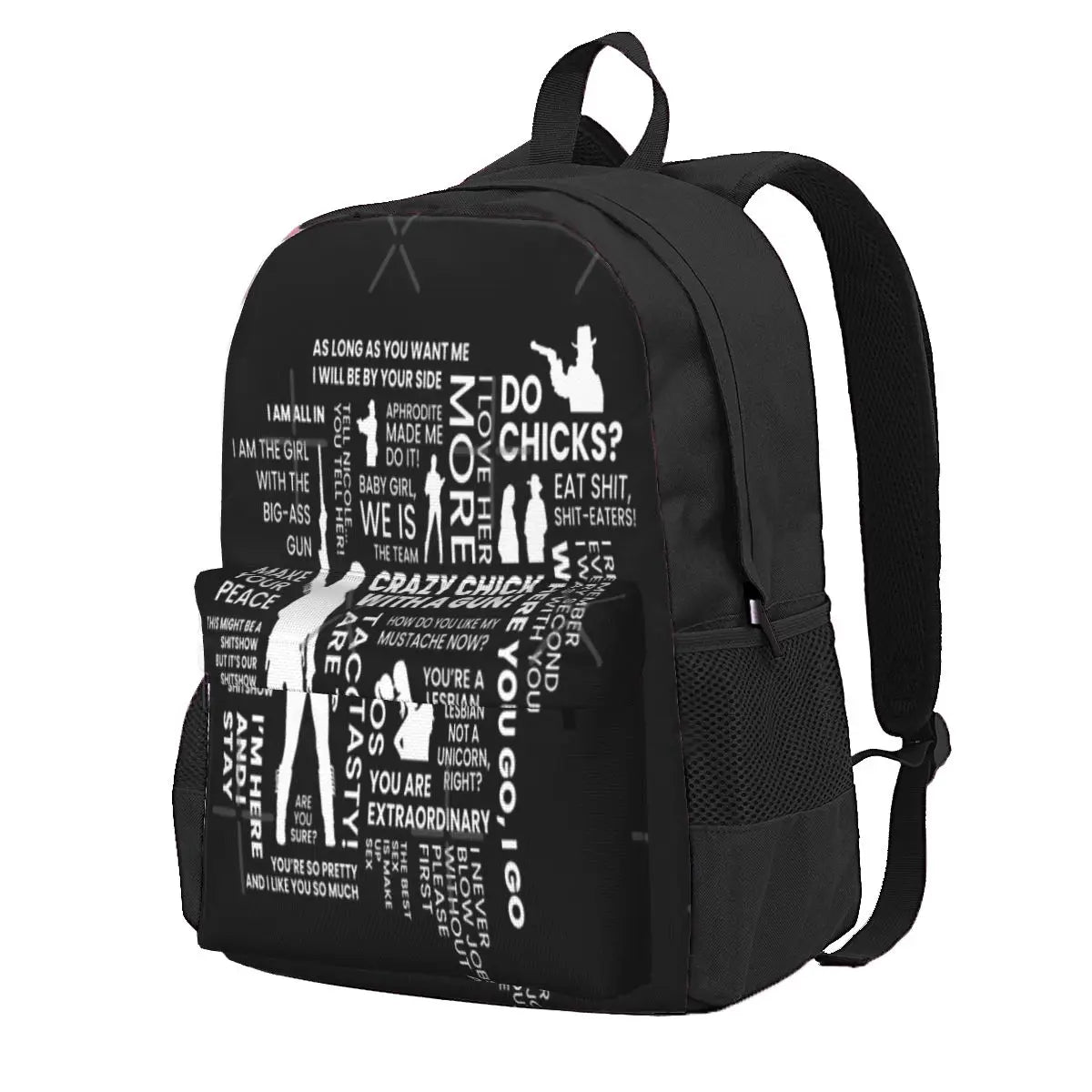 Wynonna Earp Word Cloud Backpacks Men's Backpacks Bags For Women