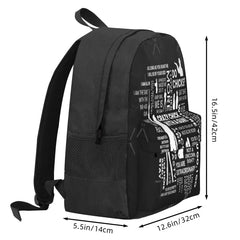 Wynonna Earp Word Cloud Backpacks Men's Backpacks Bags For Women