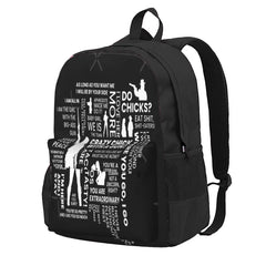 Wynonna Earp Word Cloud Backpacks Men's Backpacks Bags For Women