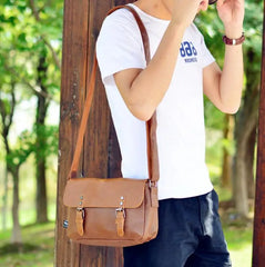 Hot Man Small Flap Bag Vintage Messenger Bag