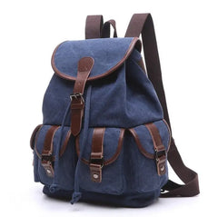 Lady Canvas Travel Backpack Casual Bag