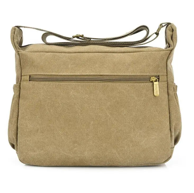 Canvas Shoulder Bag Unisex Women Men Hot