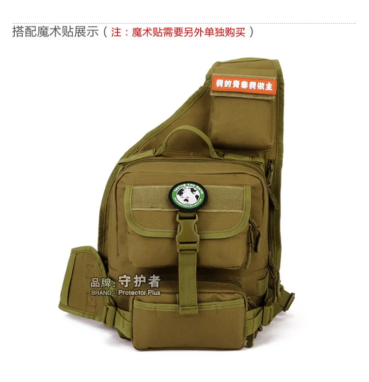 Men's Chest Bag Crossbody Sling Pack Outdoor Travel Shoulder Bag