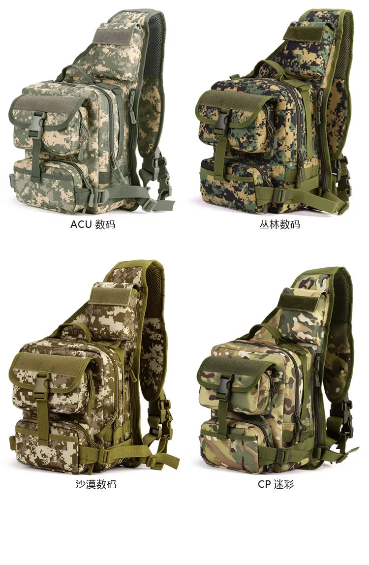 Men's Chest Bag Crossbody Sling Pack Outdoor Travel Shoulder Bag