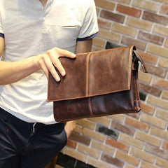 Vintage Small Messenger Bag Men Clutch