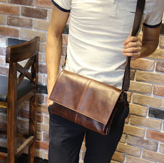 Vintage Small Messenger Bag Men Clutch