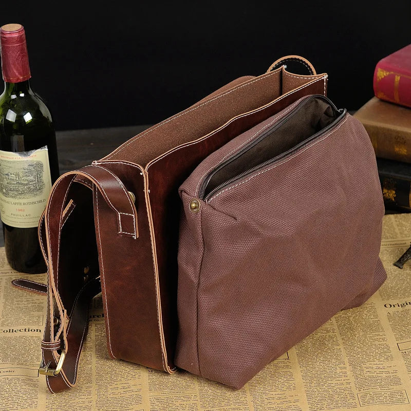 Vintage Messenger Bag for Men
