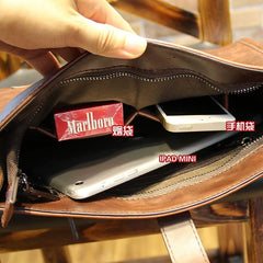 Vintage Men's Messenger Bag Cross-Body