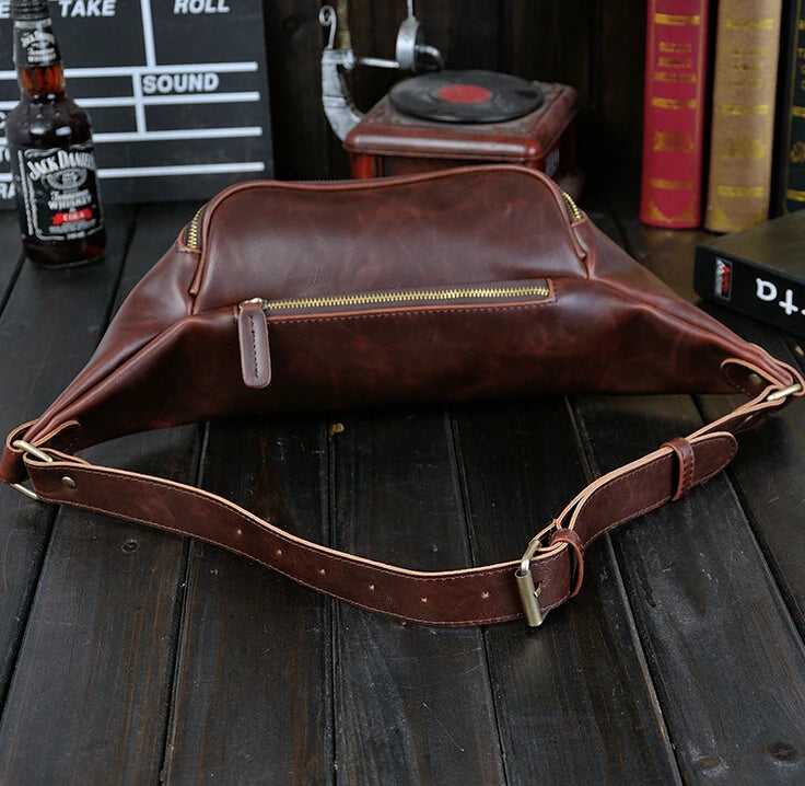 Hot Man Vintage Chest Pack Male Cross-Body Bags