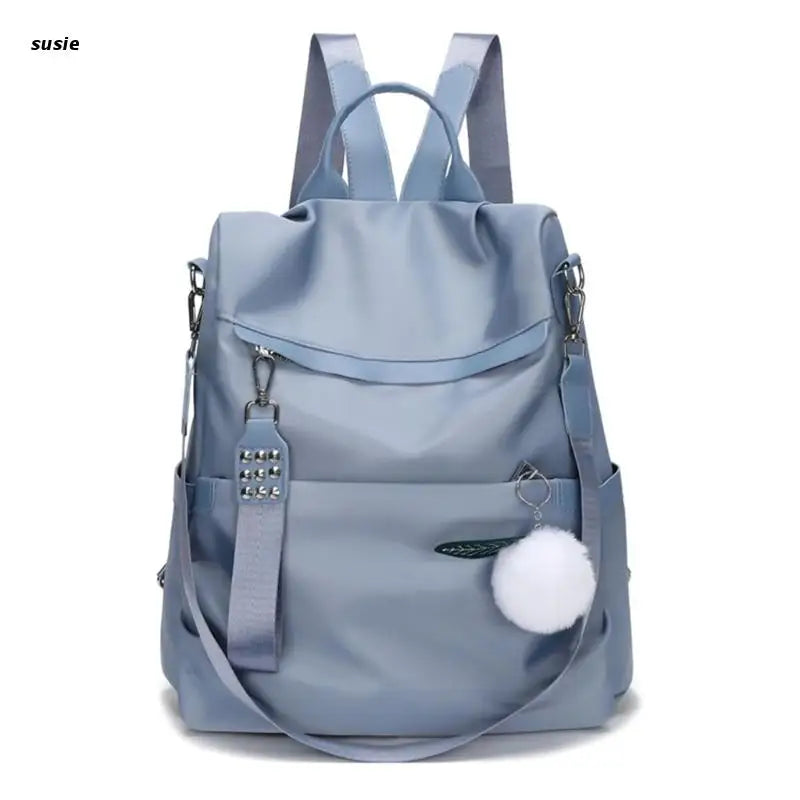 X7YA Women Backpack Anti-theft Student Daypack Female Bookbag Travel