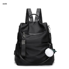 X7YA Women Backpack Anti-theft Student Daypack Female Bookbag Travel