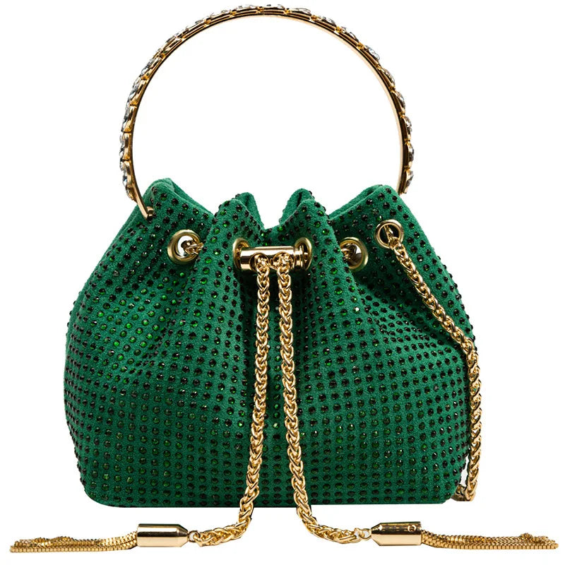 XIHAHA Rhinestone Handbag for Women Bag Diamonds Shoulder Bag Purse Ladies