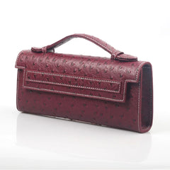 Ostrich Pattern Handbags Women Bags Purses Brands Tote Bag Evening Clutch Bag