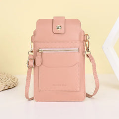 PU Leather Crossbody Phone Bags for Women Casual Shoulder Messenger Purse