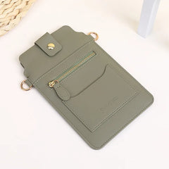 PU Leather Crossbody Phone Bags for Women Casual Shoulder Messenger Purse