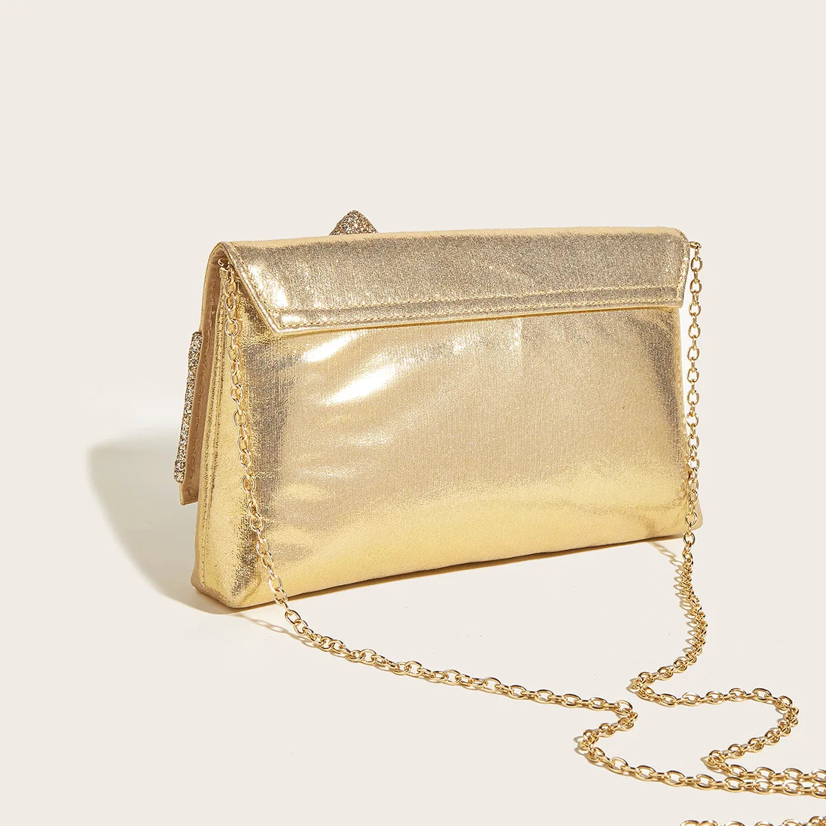 PU Leather Crossbody Evening Clutch Chain Shoulder Messenger Bag