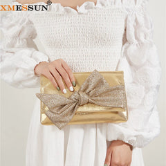 PU Leather Crossbody Evening Clutch Chain Shoulder Messenger Bag