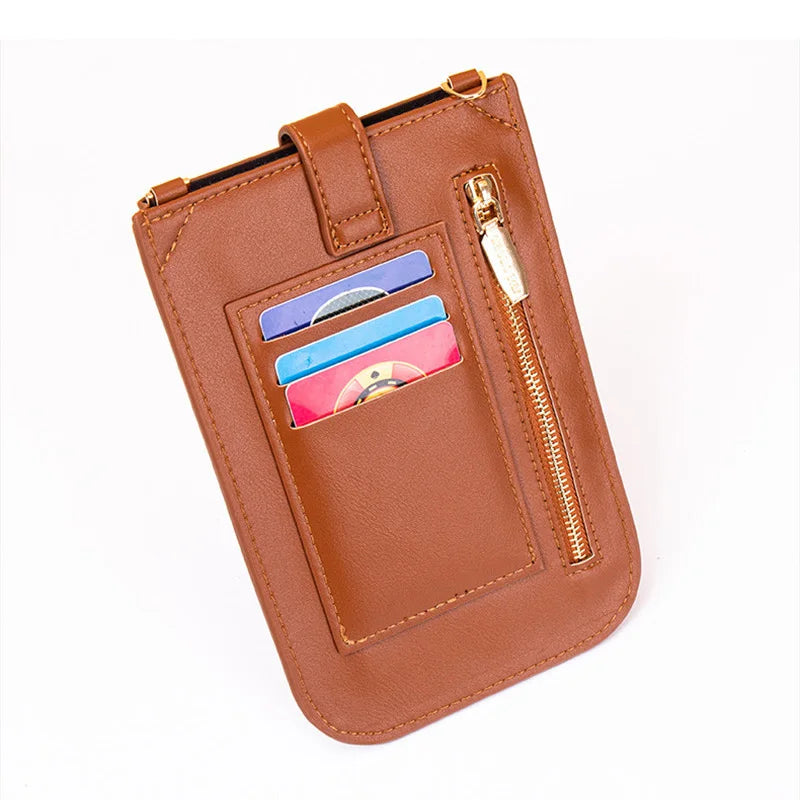 Crocodile Pattern PU Leather Crossbody Phone Bag for Women Lady