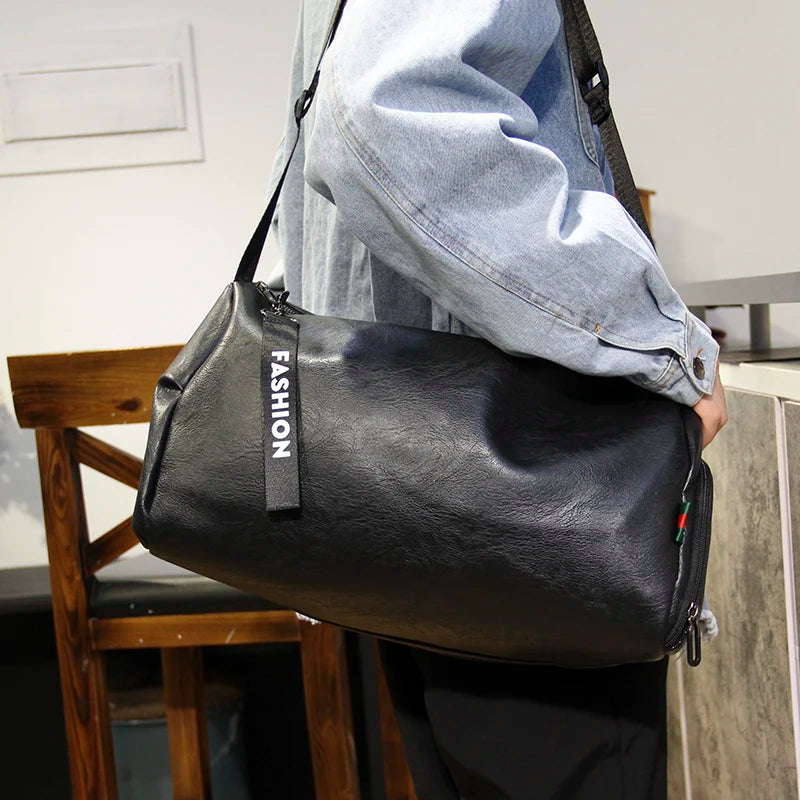 Xiao.p Men's Fitness Bag Dry Wet Separation Sports Bag with Shoe Warehouse