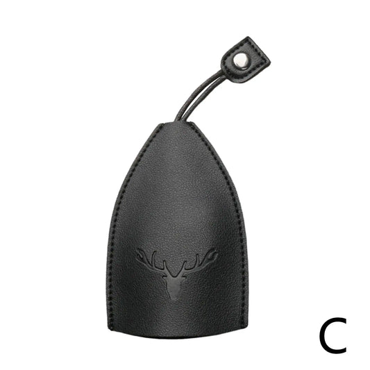 Christmas Elk Pull Type Key Bag PU Leather Key Wallets