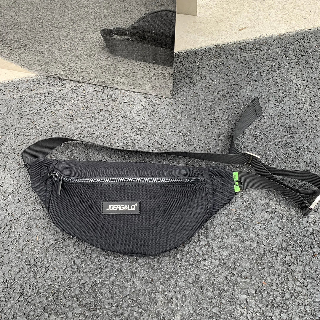 Colorful Bucke Straps Shoulder Bag Casual Travel Waist Bag