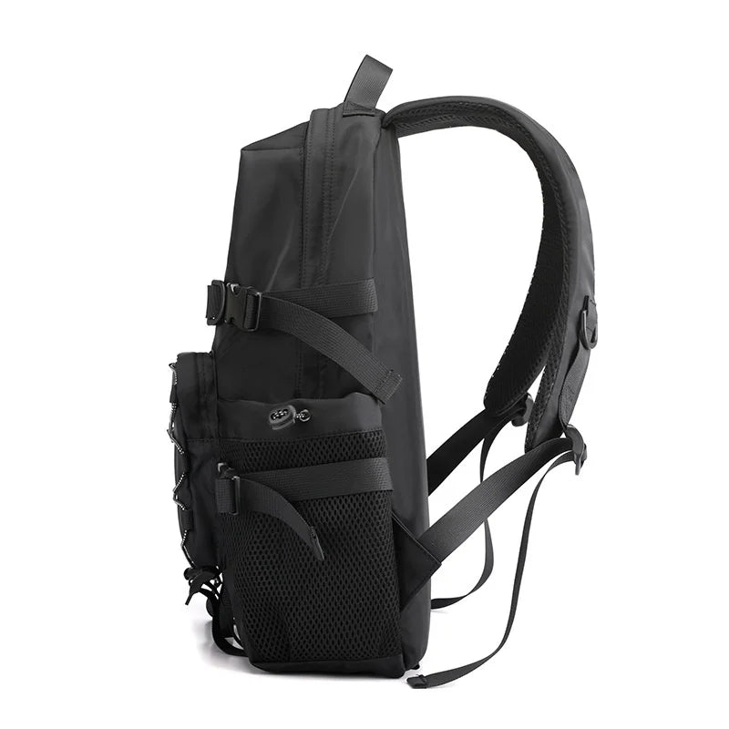 Demo Streetwear Backpack Casual Drawstring Pocket Techwear Buckles