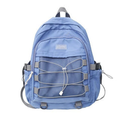 Techwear Backpack with Large Capacity Drawstring Pockets