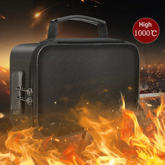 Y166 Document Organizer Bag 4-Layer Large Space Fireproof Zipper