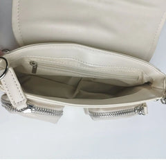 Y2K Girls Small Shoulder Bags Women PU Leather Crossbody Handbags