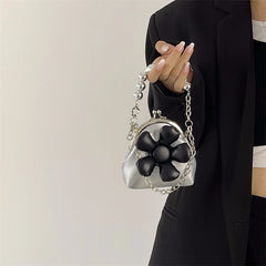 Y2K Flower Bag Gothic Punk Mini Crossbody Hot Messenger Bag