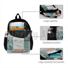 Y2K Light Pink Outdoor Hiking Backpack Waterproof Camping Travel