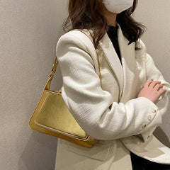Y2K Style Bling Bling Leather Small Shoulder Side Bags for Women