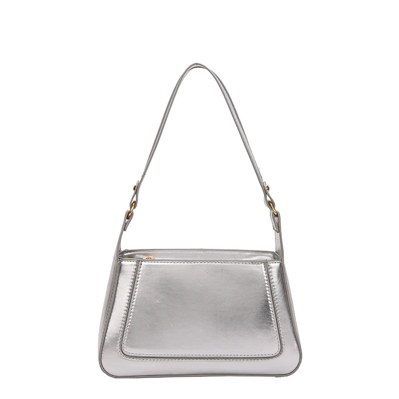 Y2K Style Bling Bling Leather Small Shoulder Side Bags for Women
