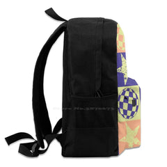 Y2K Style Hearts School Bag Big Capacity Backpack Laptop 15 Inch